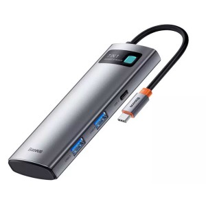 هاب 7 پورت باسئوس USB-C مدل WKWG020113